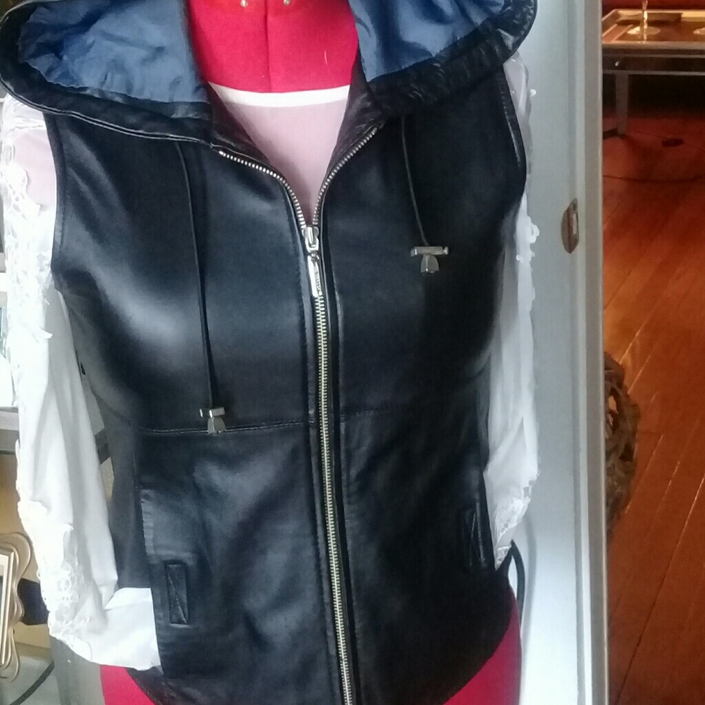 Genuine leather vest